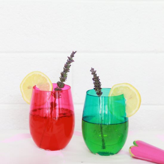 lavender lemon fizz mocktail