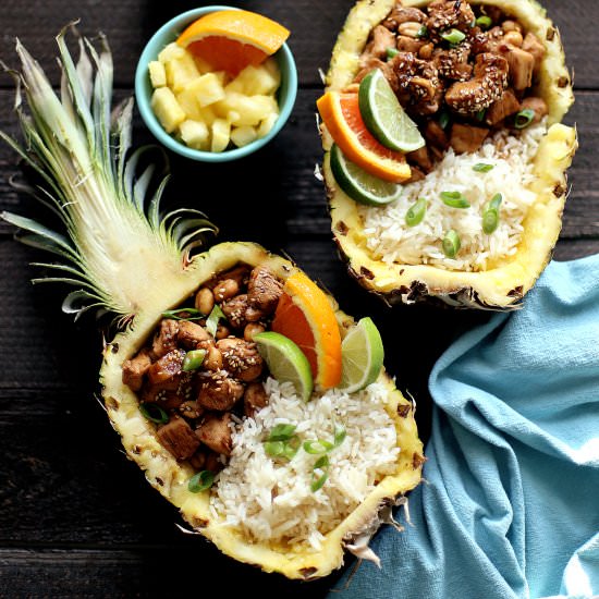 Pineapple Chicken Teriyaki Bowls