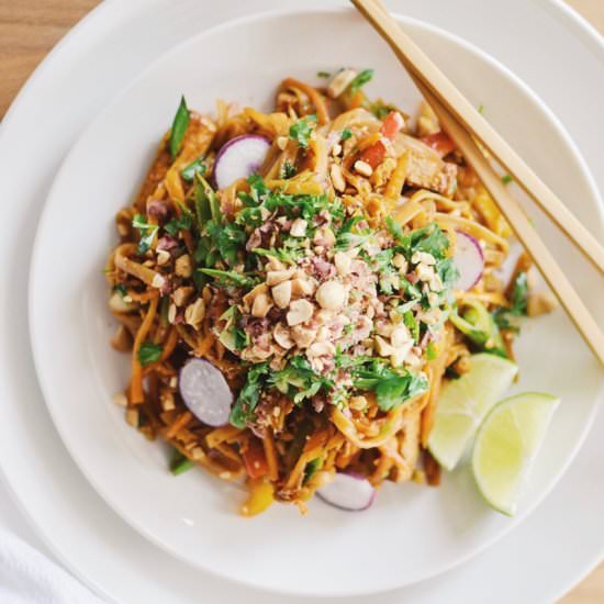 Baked Tofu Pad Thai