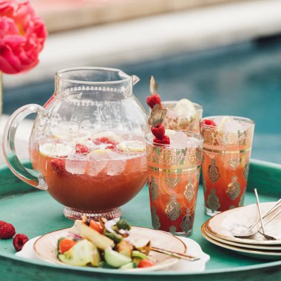 Sparkling Raspberry Lemonade