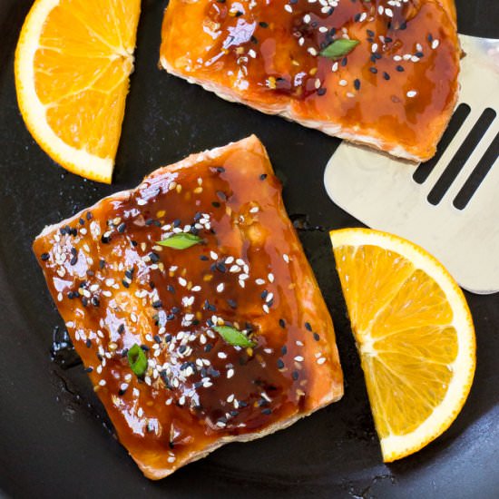 Orange Teriyaki Salmon