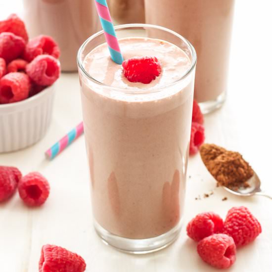 Chocolate Raspberry Smoothie