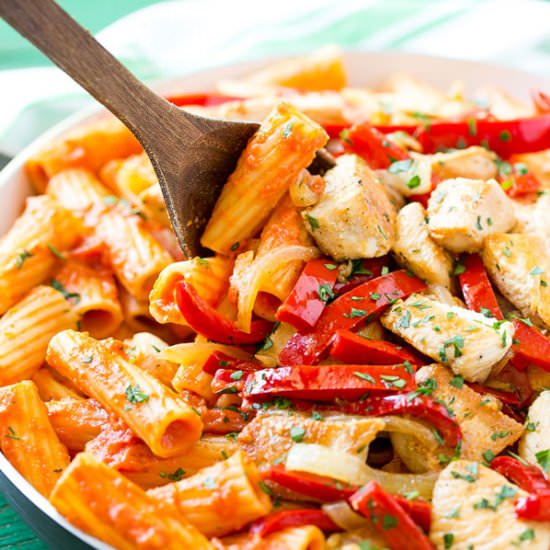 Spicy Chicken Rigatoni