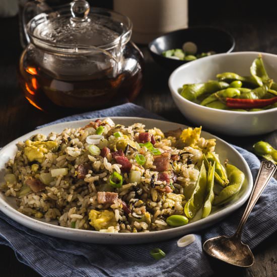 Chinese Olive Fried Rice (橄榄菜炒饭)