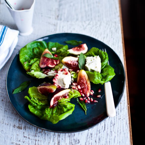 Fig, Feta & Pomegranate Salad