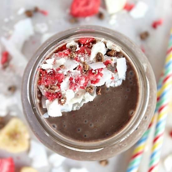 Healthy Banana Split Smoothie