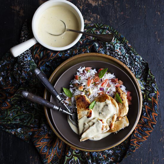 Creamy Chicken and Rice Bowl