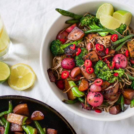 Ginger-Lime Soba Noodles