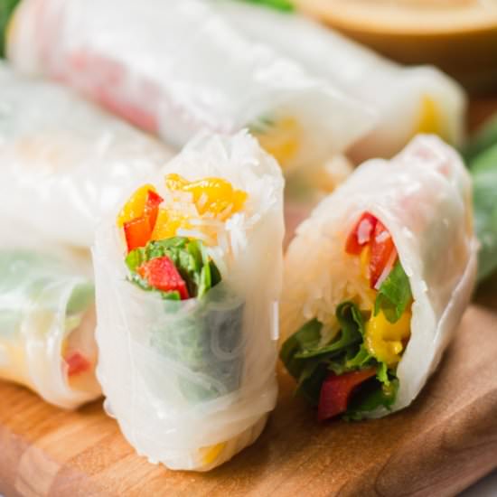 Mango Spring Rolls