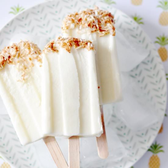 Creamy Coconut Popsicles