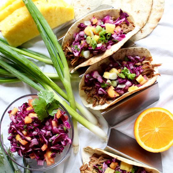 Hawaiian Pulled Pork Tacos