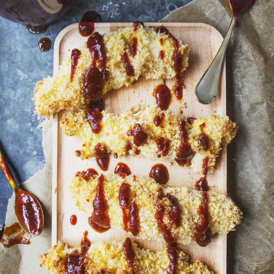 Buttermilk Baked Chicken Fingers