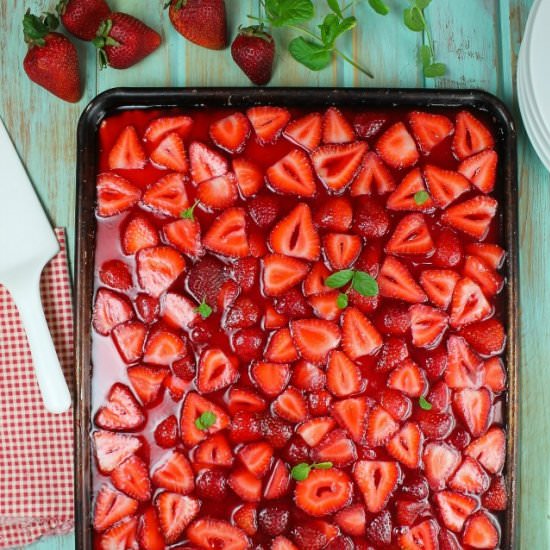 Strawberry Slab Pie