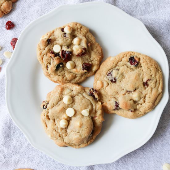 White Chocolate Cranberry Cookies