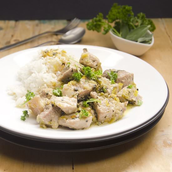 Creamy Pork Stew To Die For
