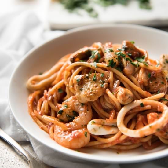 Seafood Marinara Pasta