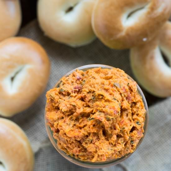 Basil Sun Dried Tomato Cream Cheese