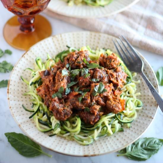 Sun-Dried Tomato Pesto “Pasta”