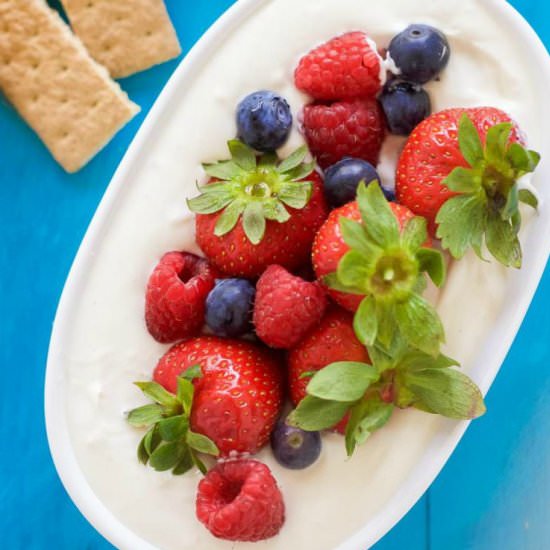 Lemon Berry Cheesecake Dip