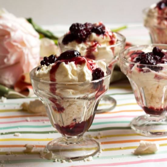 Blackberry Eton Mess