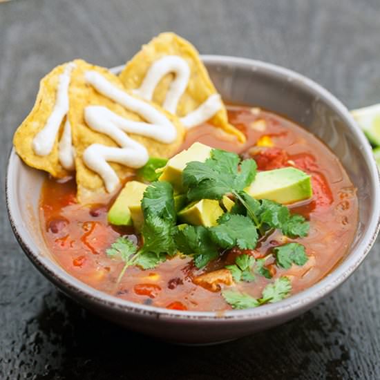 Vegan Tortilla Soup