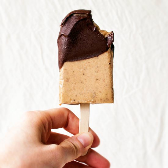 Peanut Butter & Banana Popsicles