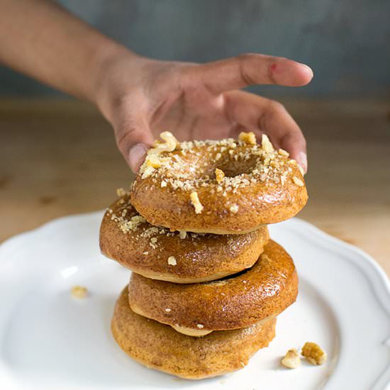 Baked Maple Doughnuts
