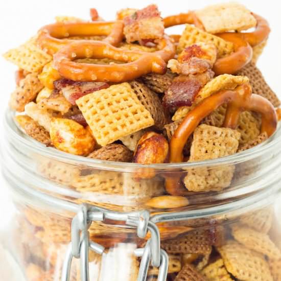 Crock Pot Duck Fat Chex Mix