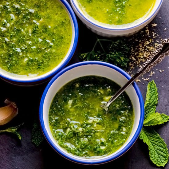 Chimichurri Sauce: 3 Ways