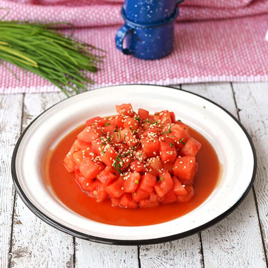 Watermelon Tartare