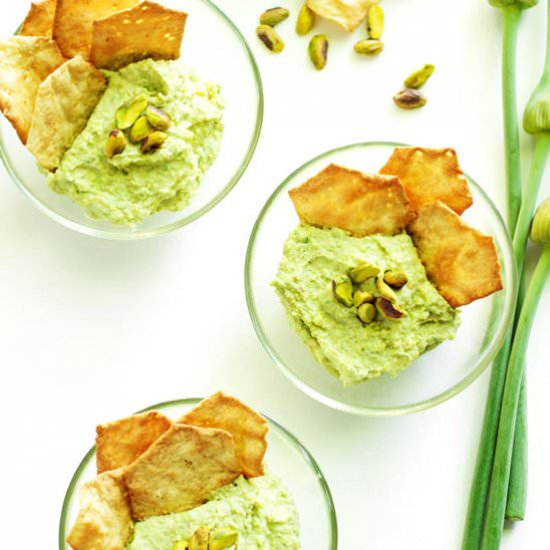 5 Minute Green Garlic Dip