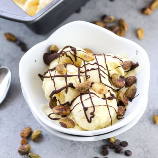 No-Churn Honey Ice Cream