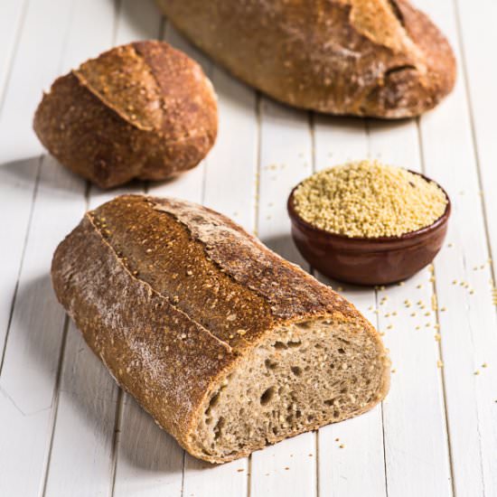 Millet Sourdough Bread