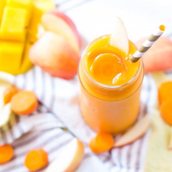 Carrot-Mango-Ginger Smoothie