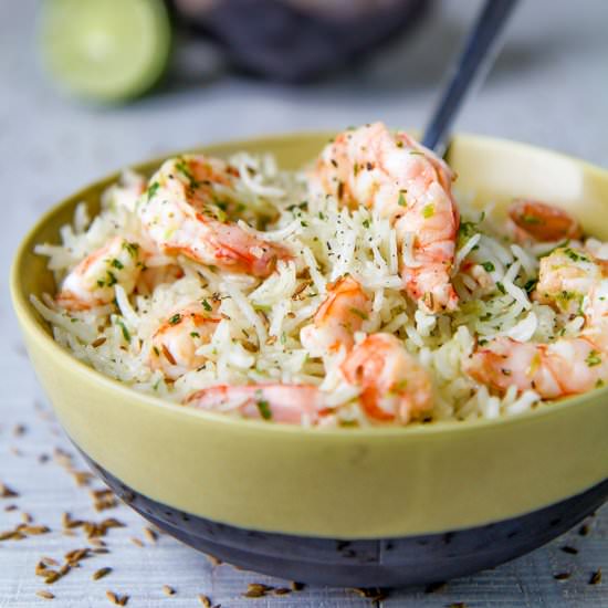 Shrimp Rice Salad