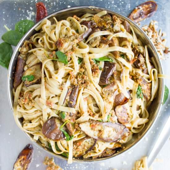 Skinny Eggplant Parmesan Pasta