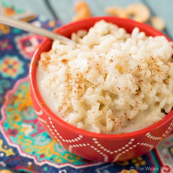 Vegan Rice Pudding