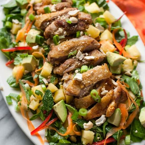 Crispy Chicken Thai Salad
