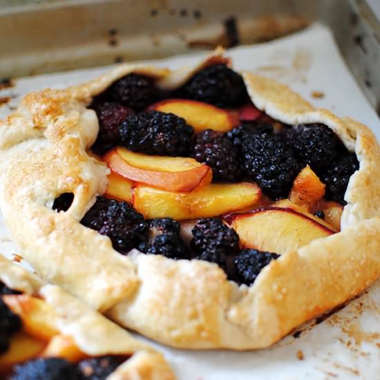 Nectarine Blackberry Galettes