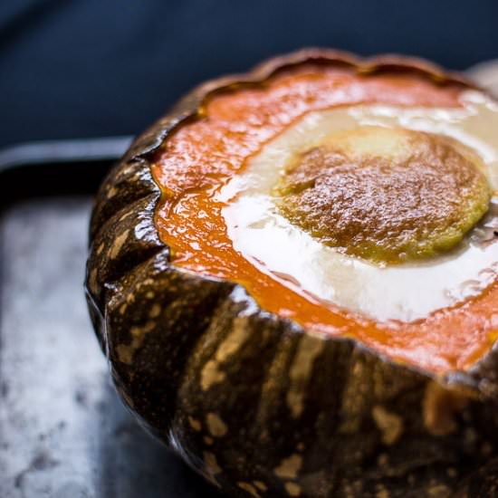 Lao Pumpkin Coconut Custard