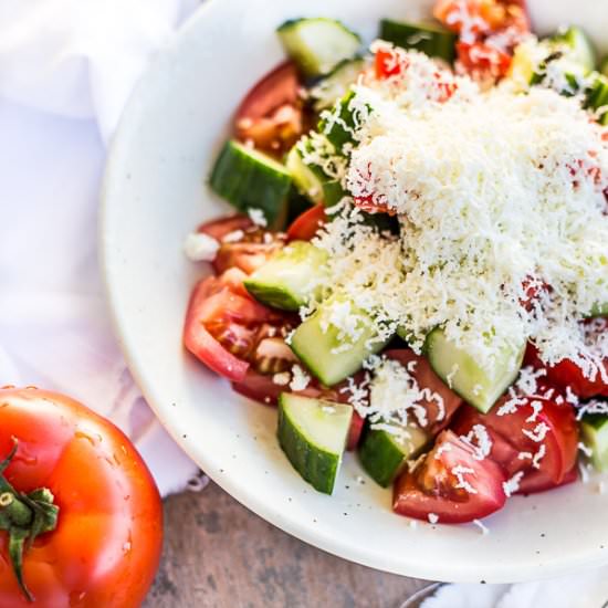 Bulgarian Shopska Salad