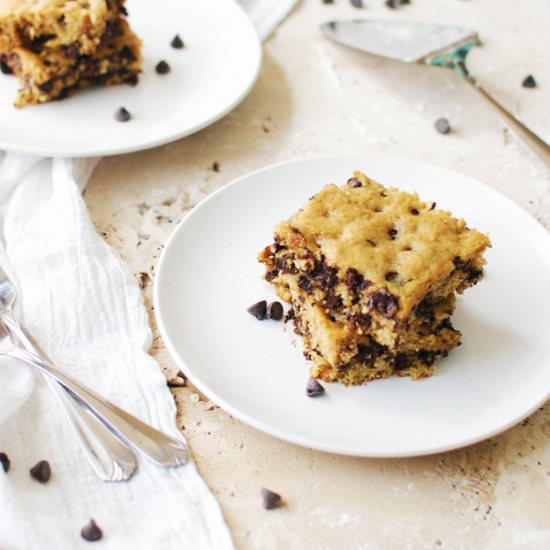 Chocolate Chip Applesauce Cake
