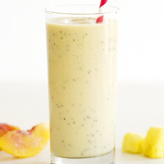 Peach Pineapple Chai Smoothie