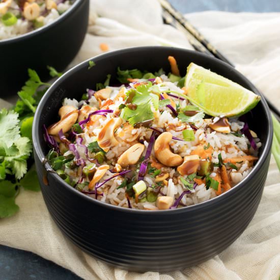 Thai Coconut Cashew Rice