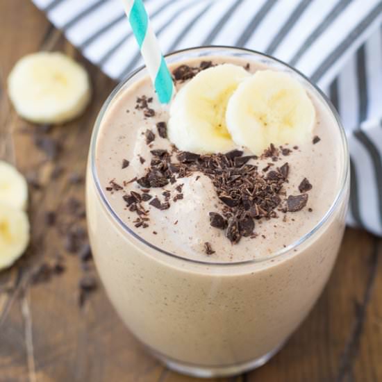 Cocoa Almond Protein Smoothie