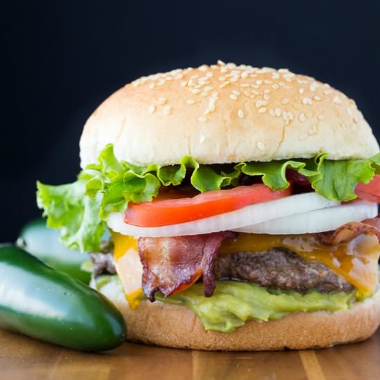 Cheese Stuffed Jalapeno Burgers