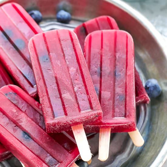 Blueberry Watermelon Hibiscus Pops