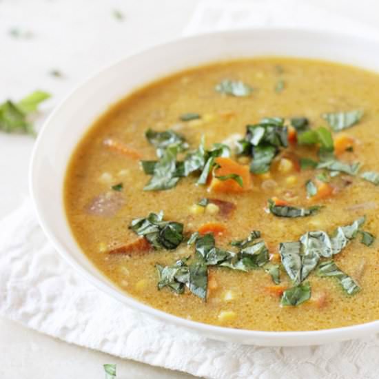 sweet potato corn chowder