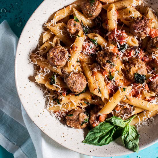 Spicy Italian Sausage Pasta