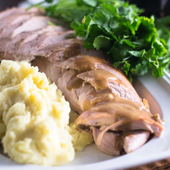 Roast Turkey with Stout Gravy